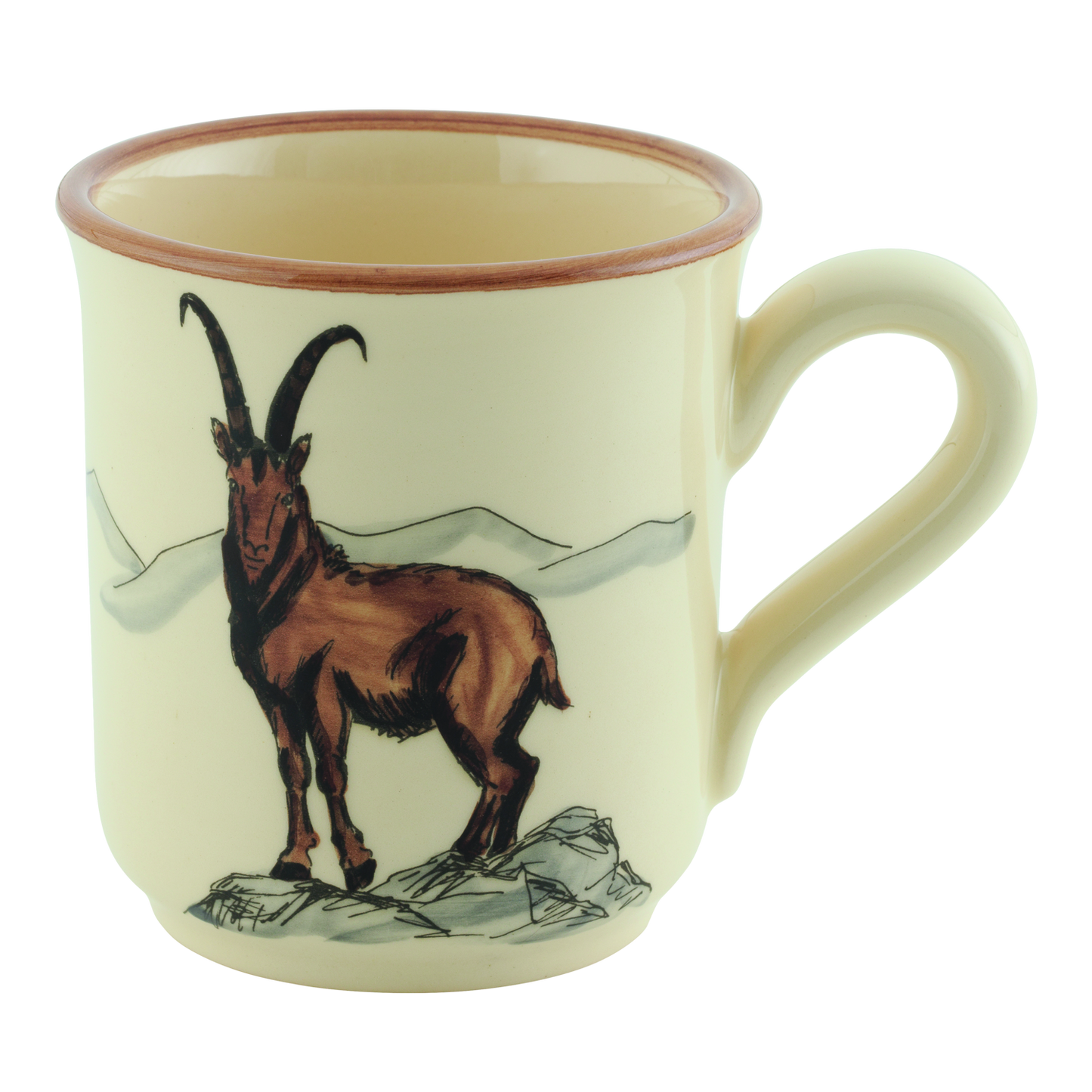 Henkeltasse Steinbock/Keramik 2.5dl