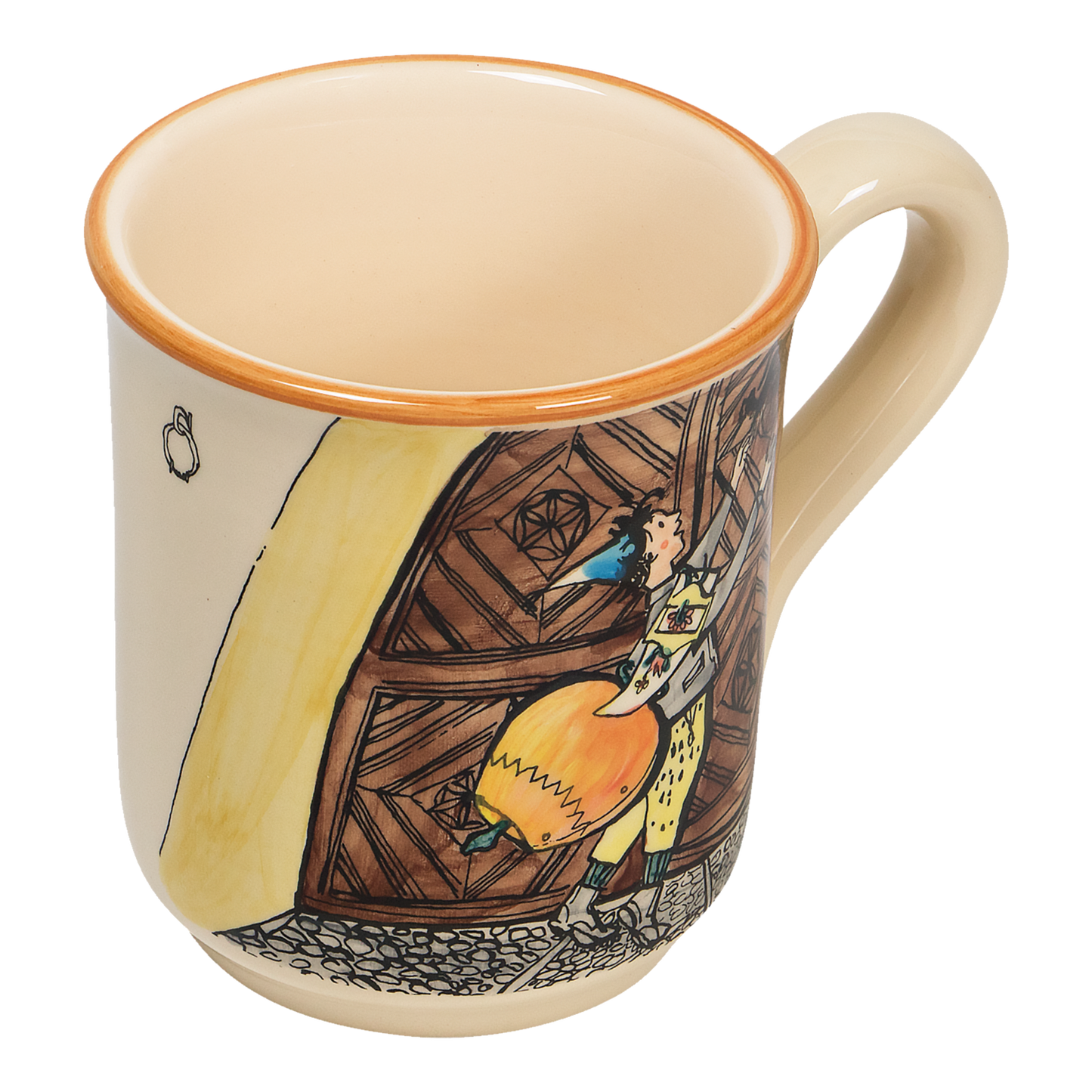 Henkeltasse Ursli am Tor, Keramik 2.5dl