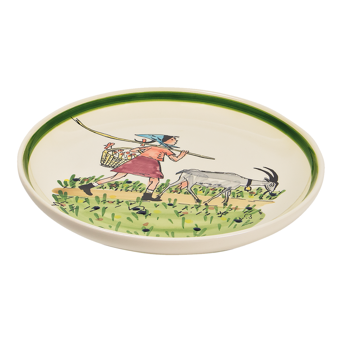 Plate Flurina with Geiss ceramic 21cm