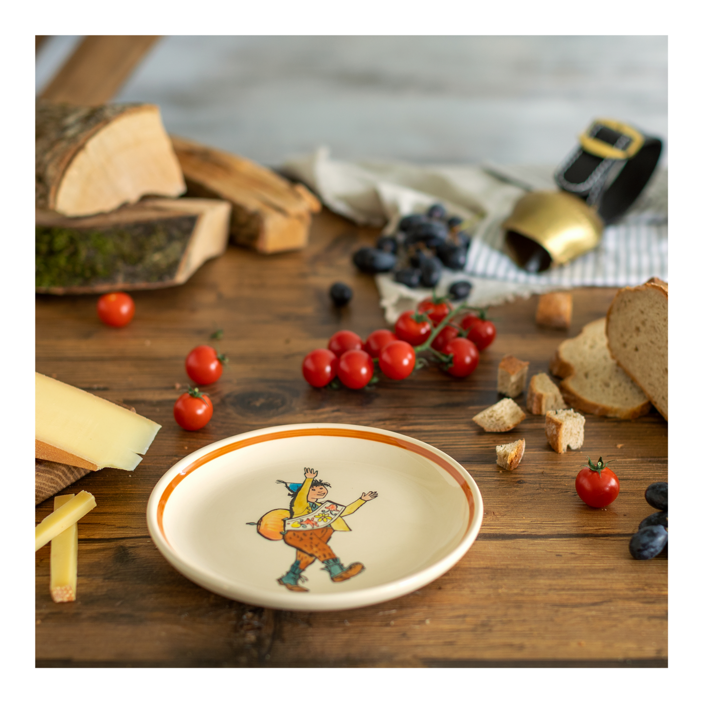Ursli Ceramic Plate 21cm