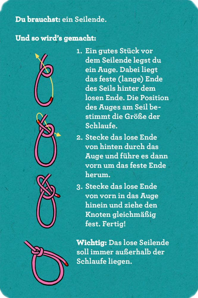 30 Knoten mit Seilen Blechdose Nature Zoom