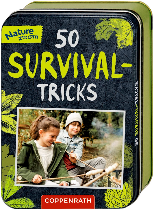 50 Survival-Tricks Blechdose Nature Zoom