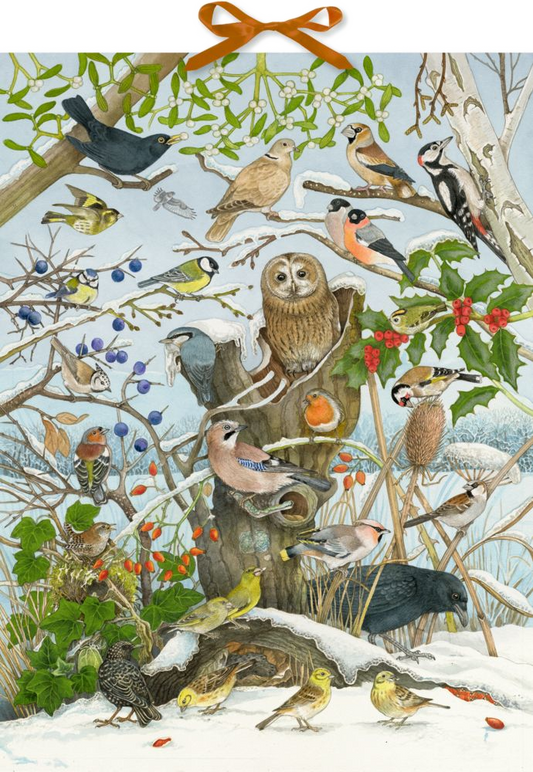 Wand/Sound Adventskalender Unsere Vögel im Winter