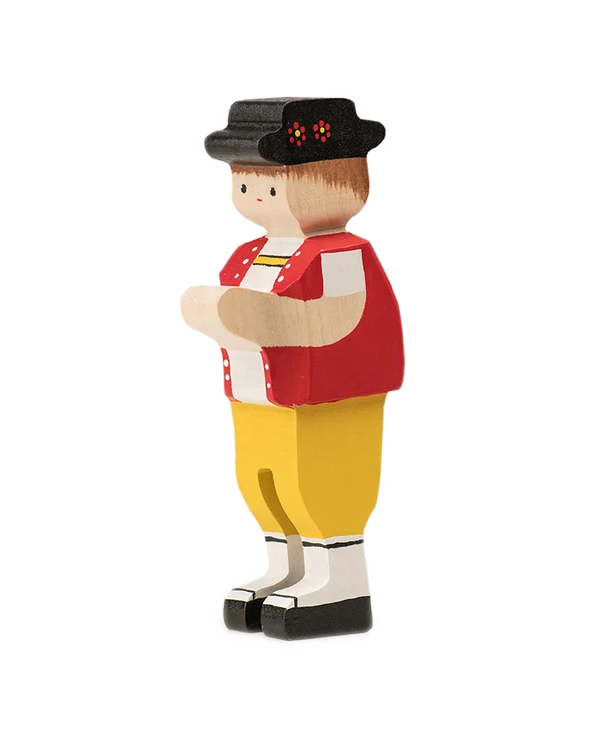Appenzell Mountain Dog Wooden Figurine
