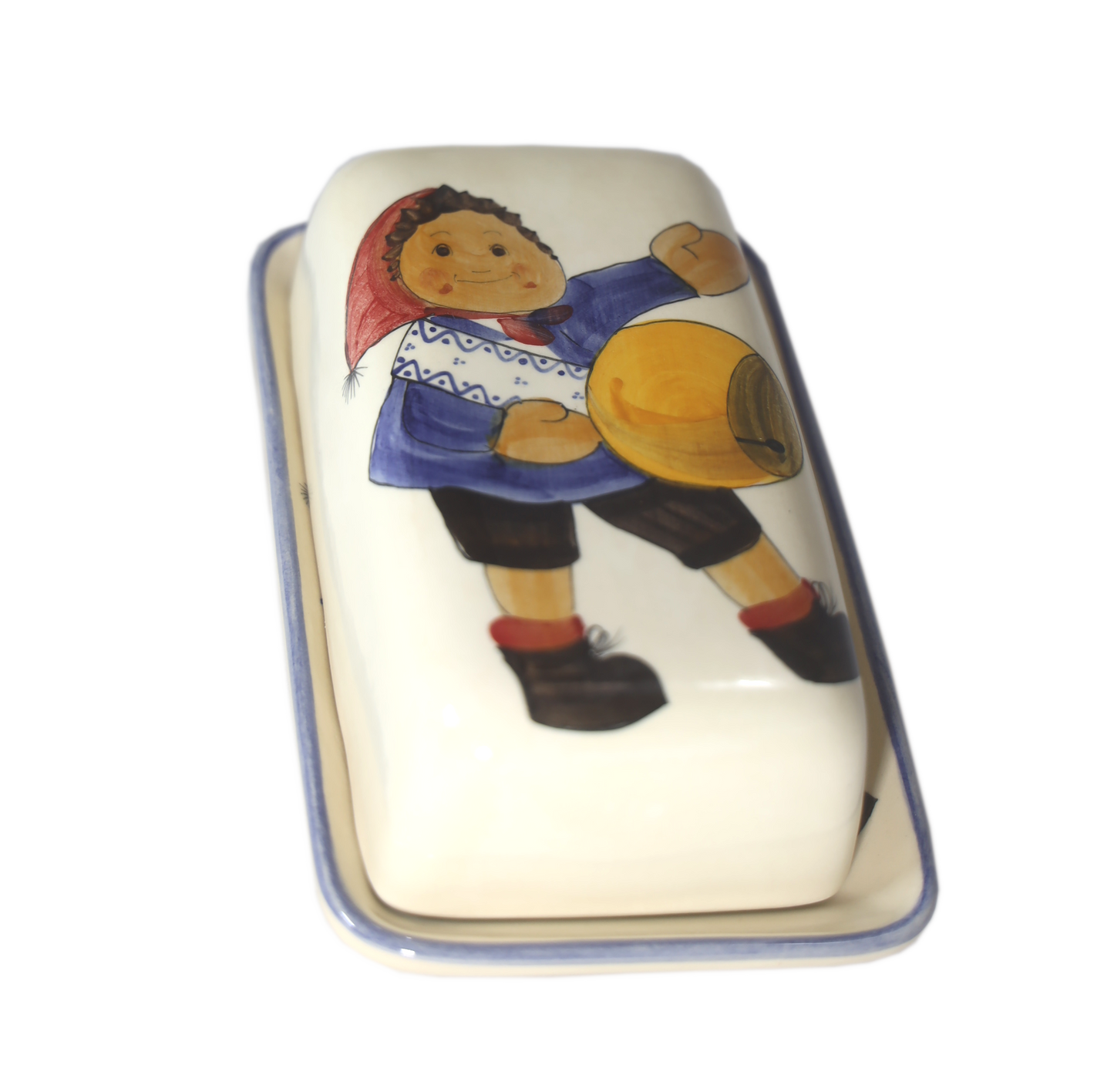 Butterdose Chalandamarz Knabe 2-teilig Keramik