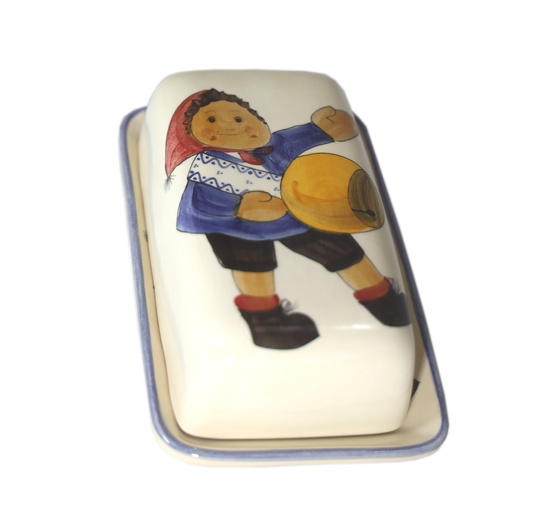 Butterdose Chalandamarz Knabe 2-teilig Keramik