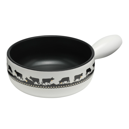 Caquelon Induktion Goldglocken-Kuh Keramik Ø23cm