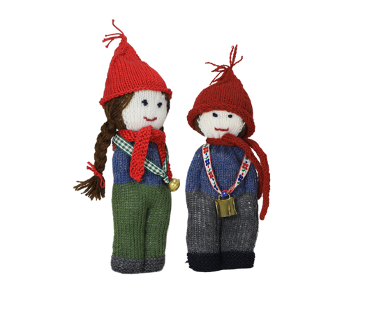 Chalandamarzpuppe gehäkelte 21cm