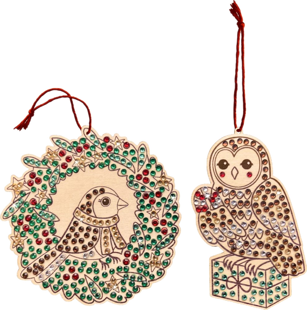 Diamond Painting Voegel Holzanhaenger