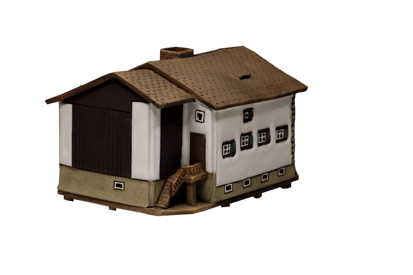 Engadinerhaus Chesa Alvetern Teelichthaus hinten rechts