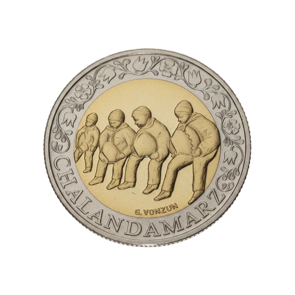 Gedenkmünze Sonder Fünfliber Chalandamarz 2003