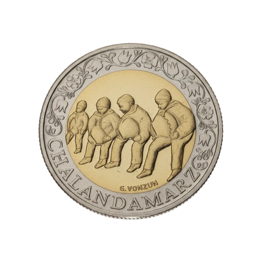 Gedenkmünze Sonder Fünfliber Chalandamarz 2003