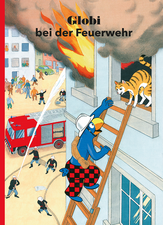 Globi bei der Feuerwehr