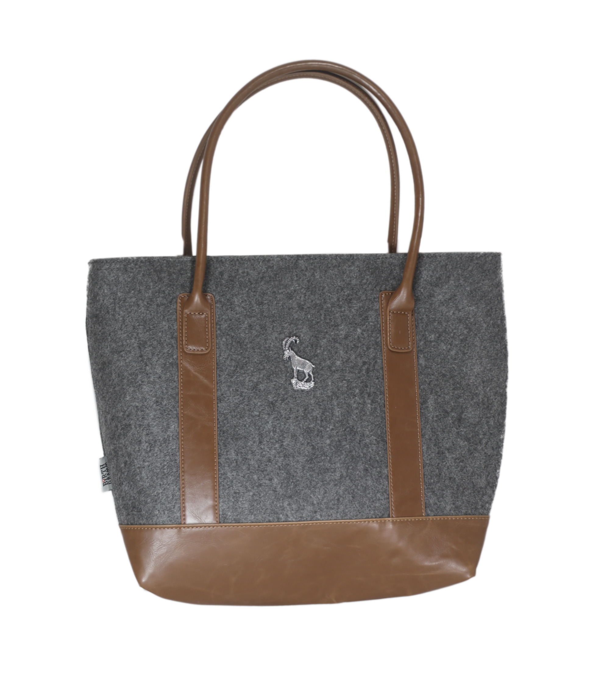 Handtasche Filz Eco Leder Steinbock 15d8b2b4 f0c4 457e a15a a9bf5de23e32