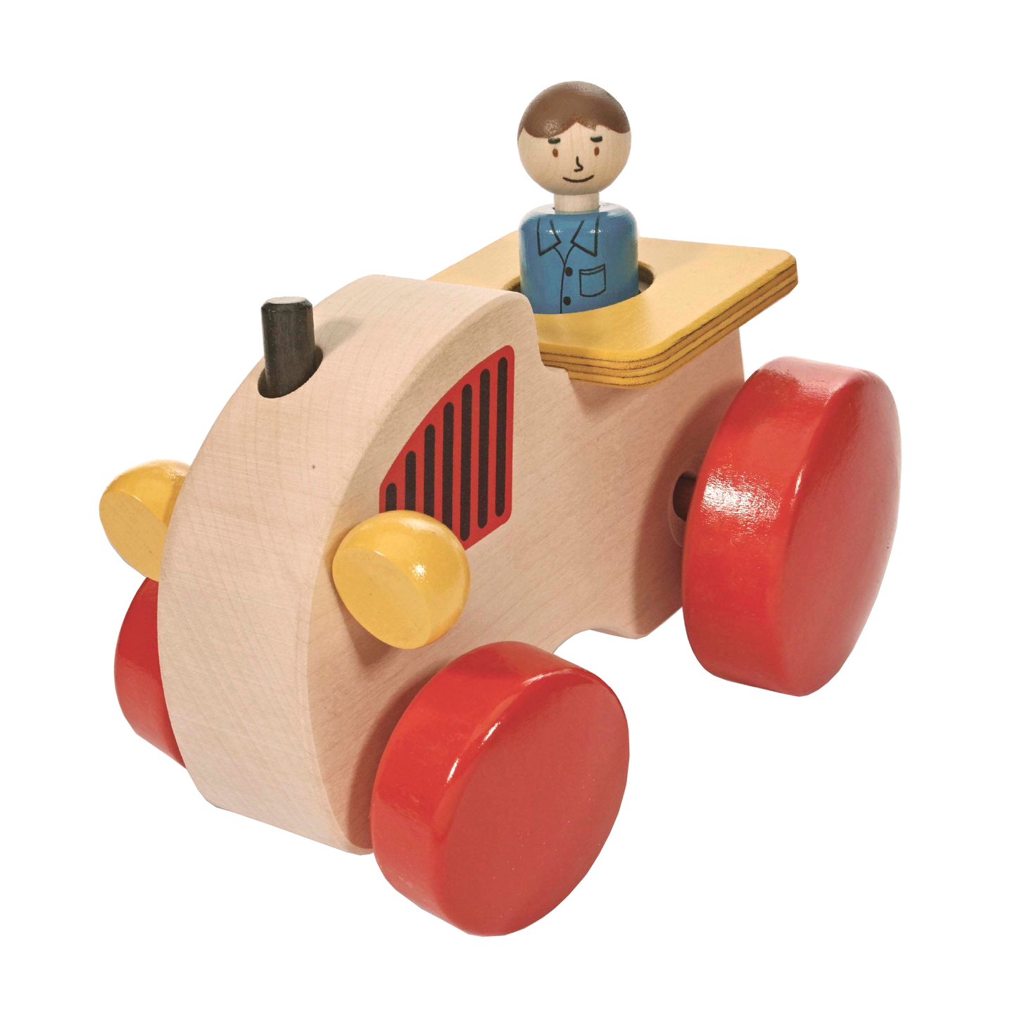 Neigefahrzeug Traktor Holz