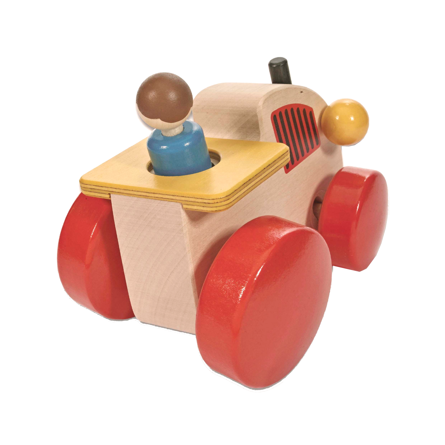 Neigefahrzeug Traktor Holz