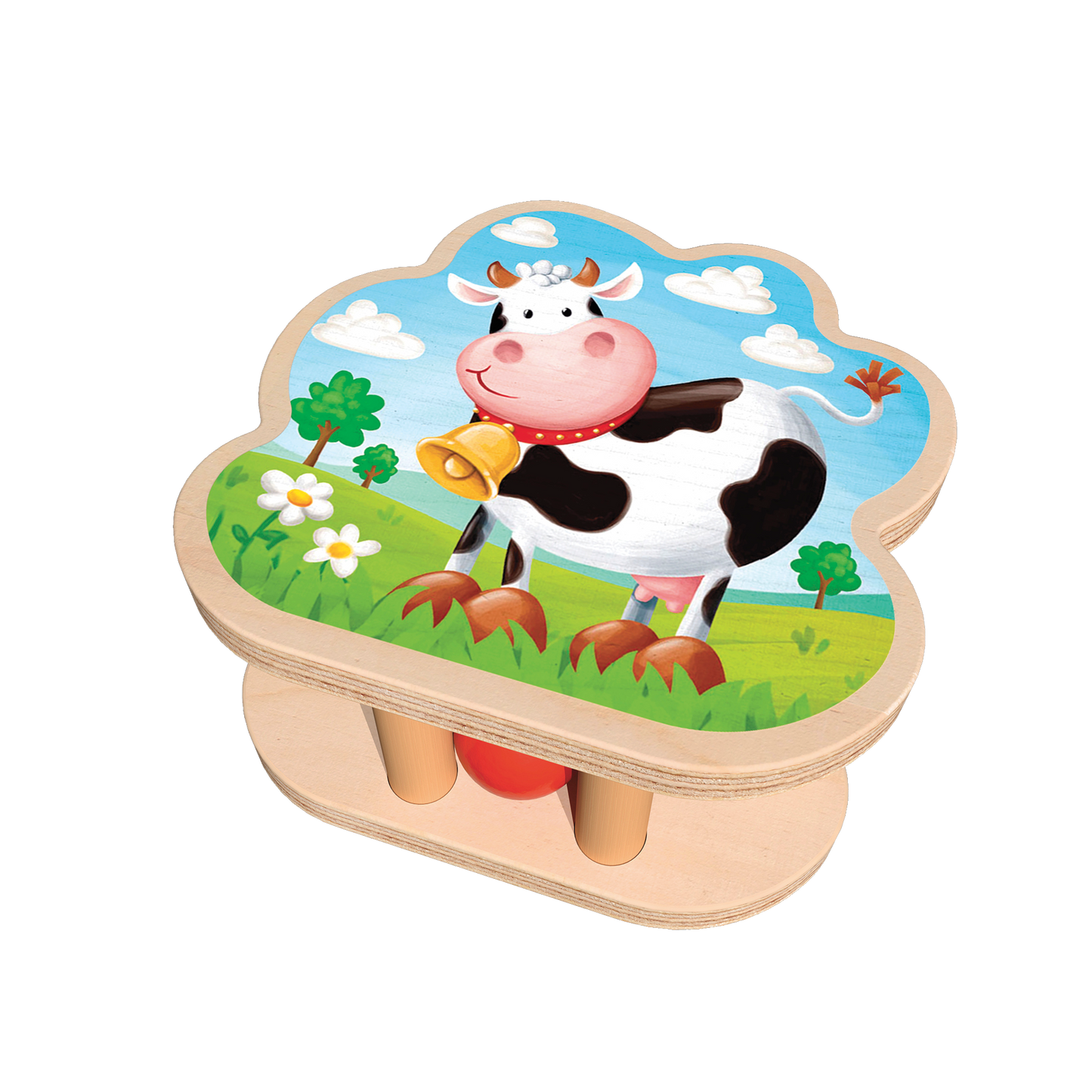 Rassel Haustiere Holz