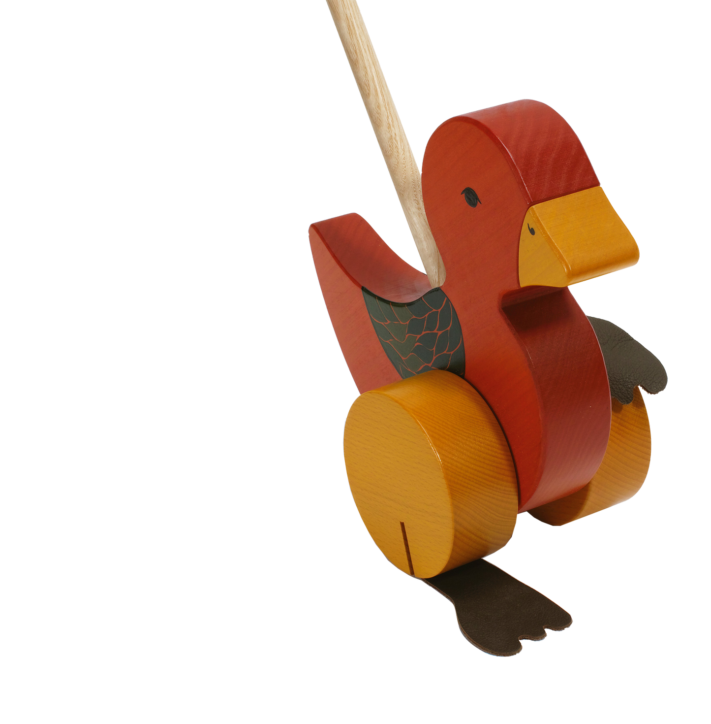 Schiebetier Ente Holz