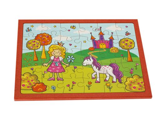 Holzpuzzle Prinzessin bedruckt