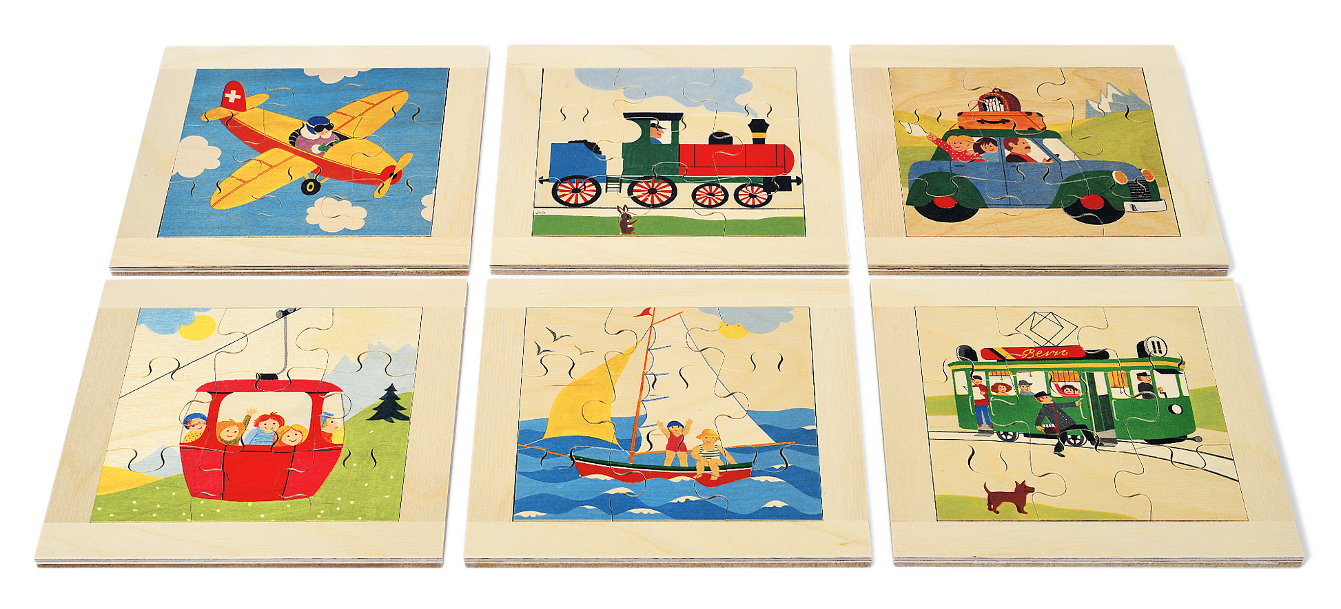Holzpuzzle Fahrzeuge Swissmade