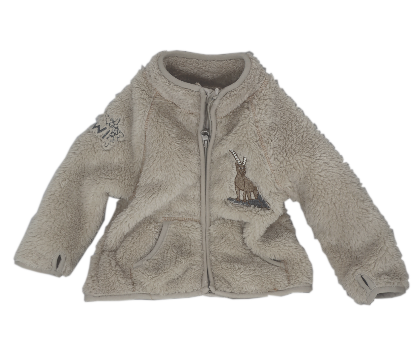 Kinder-Jacke Steinbock beige