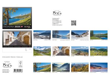 Kalender Engiadina 41x30.50cm 2026