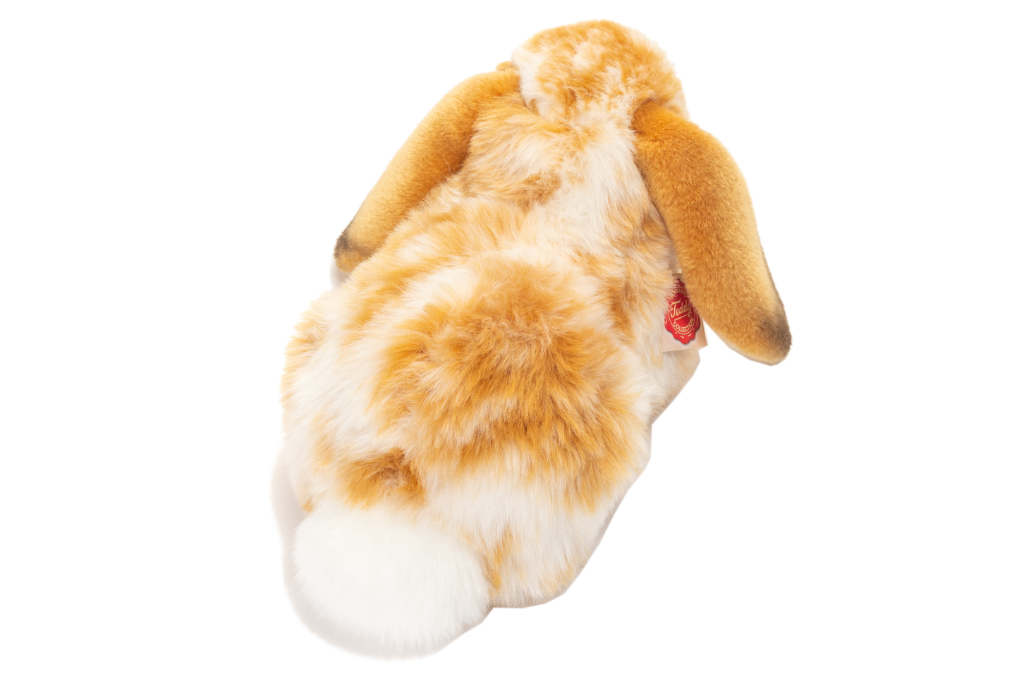 Kaninchen liegend gescheckt Plüschtier 30cm