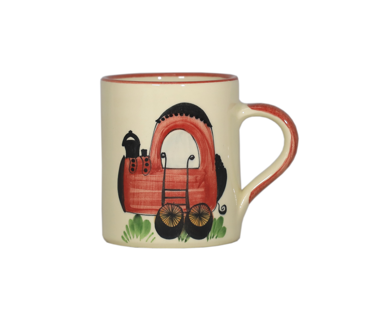 Children's mug train ceramic