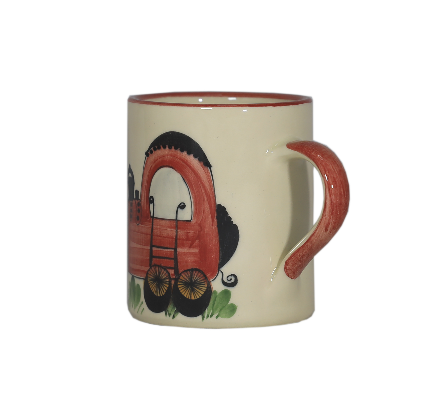 Children's mug train ceramic