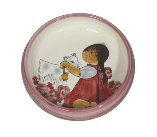 Kinderteller Heidi Keramik rosa