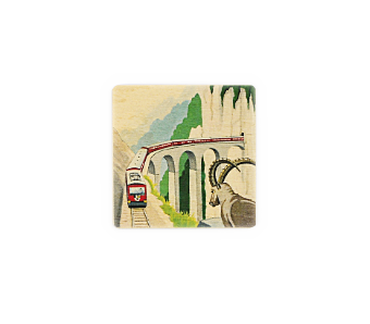 Magnet Albula Pass Holz