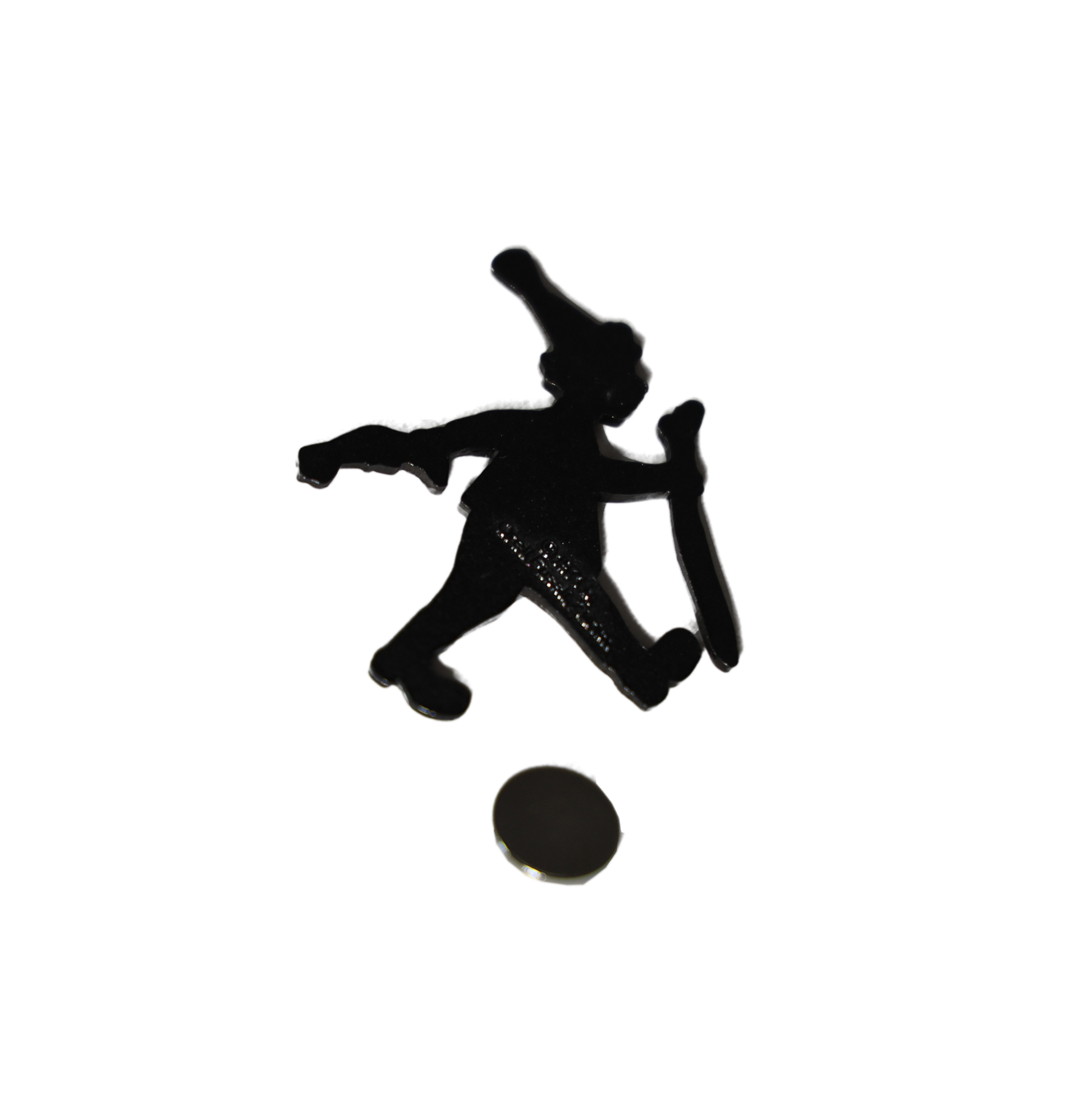 Magnet Schellenursli Mit Schellen Metall hinten 2