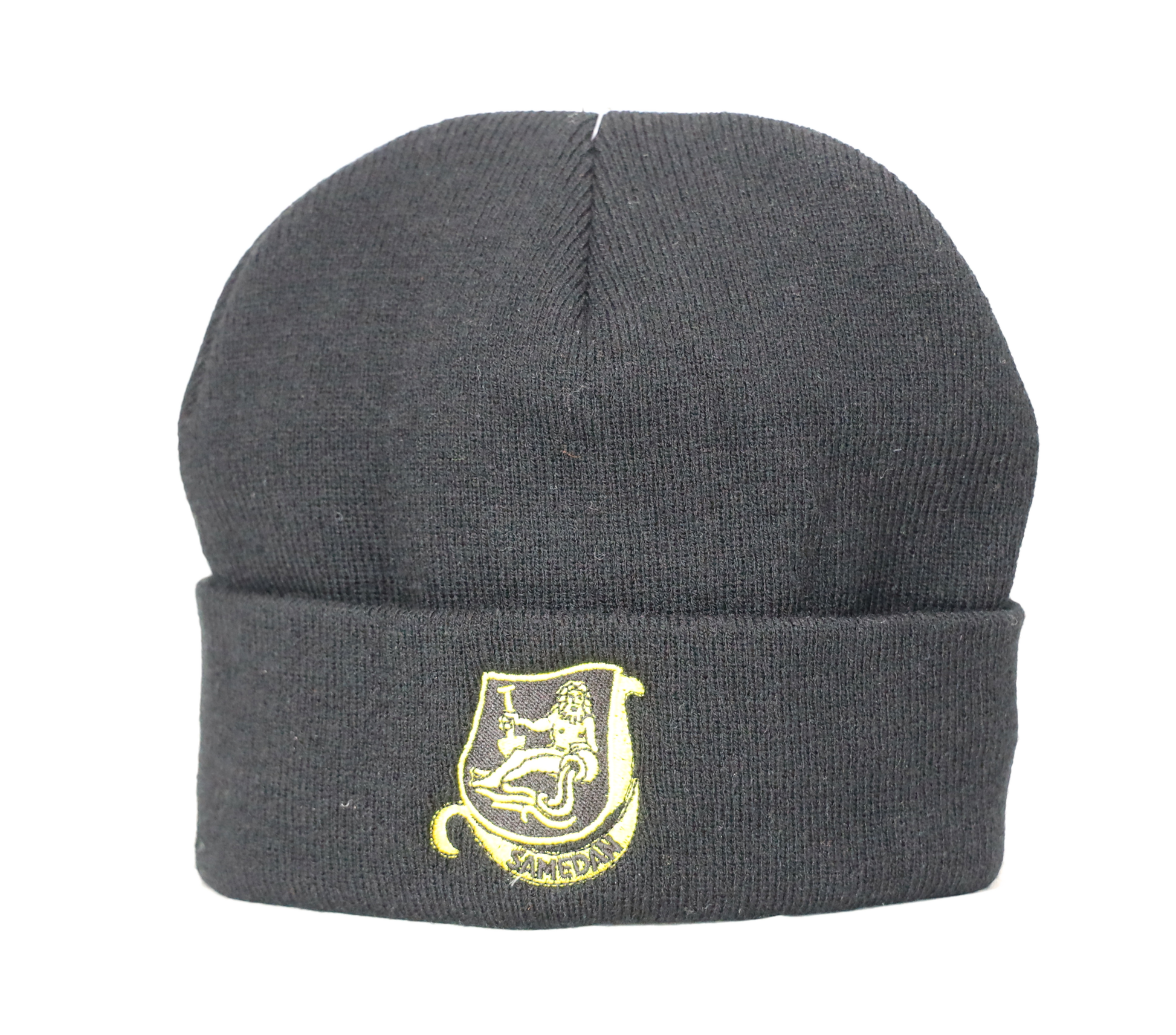 Muetze Samedan bestickt Acryl schwarz