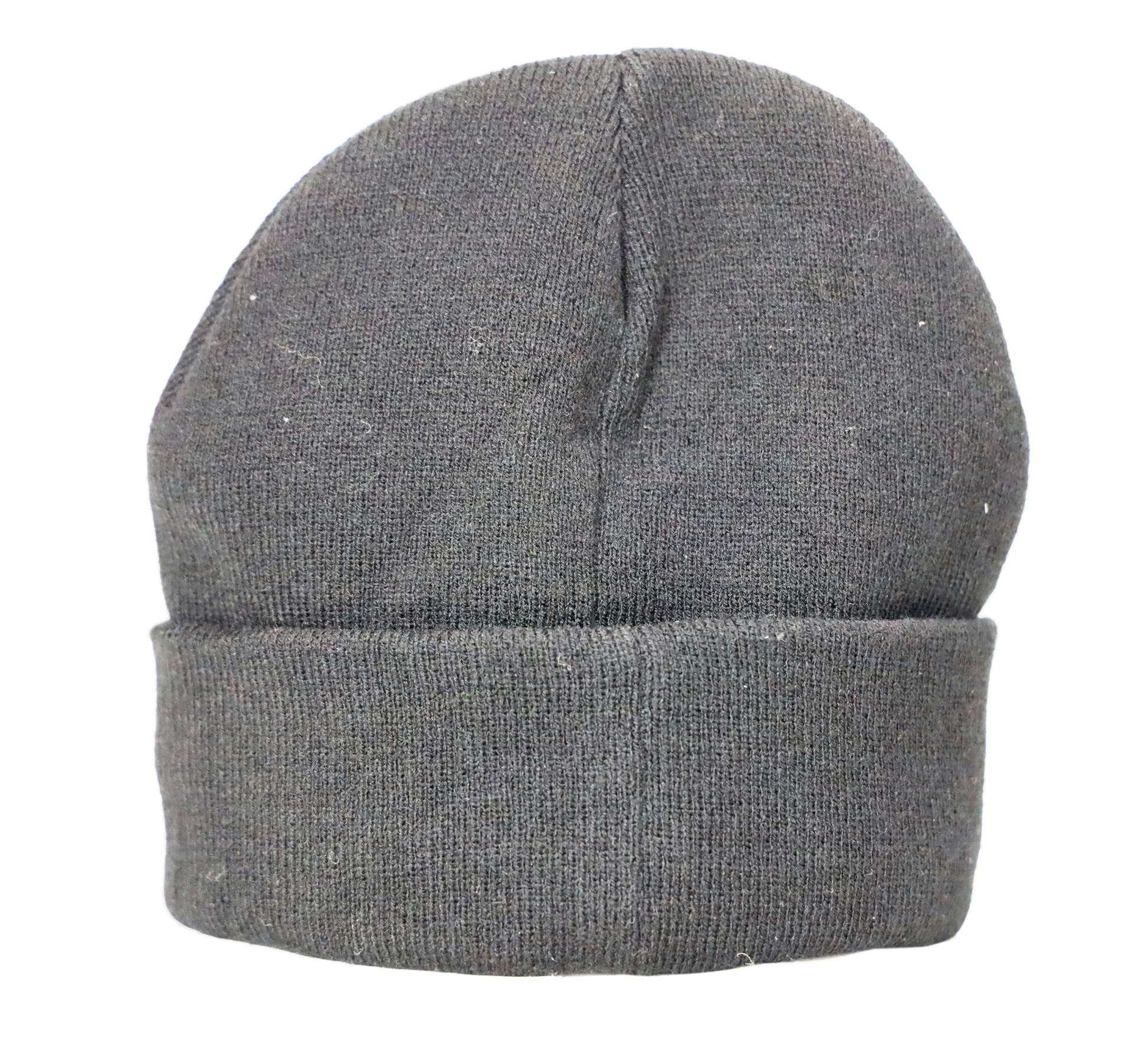 Muetze Samedan bestickt Acryl schwarz hinten