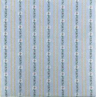 Papier serviette Edelweiss blau MUM25S0079 0 4469ca5f f6f7 4535 b2a8 a062b5297837