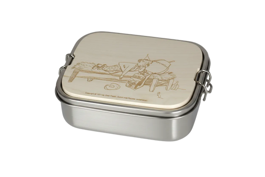 Pausenbox Schellen-Ursli Edelstahl/Ahorn