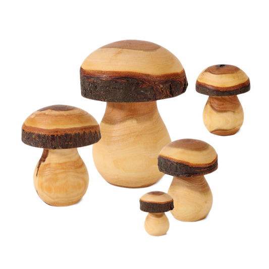 Pilzdeko aus Laubholz