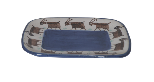 Platte Geiss Keramik rechtekig 21cm