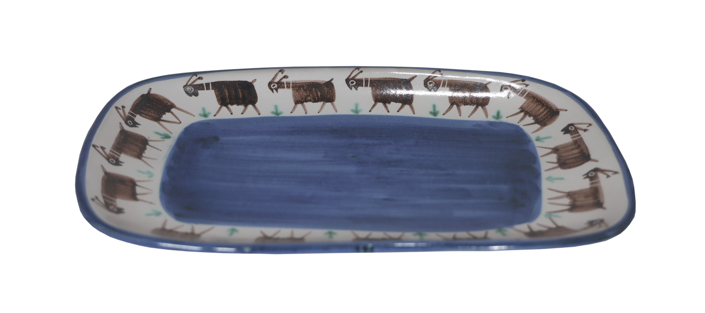 Platte Geiss Keramik rechtekig 21cm