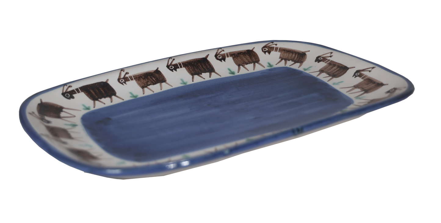 Platte Geiss Keramik rechtekig 21cm