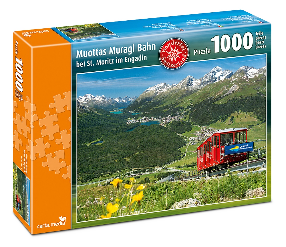 Puzzle Muottas Muragl Bahn