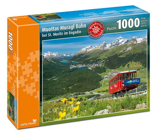 Puzzle Muottas Muragl Bahn