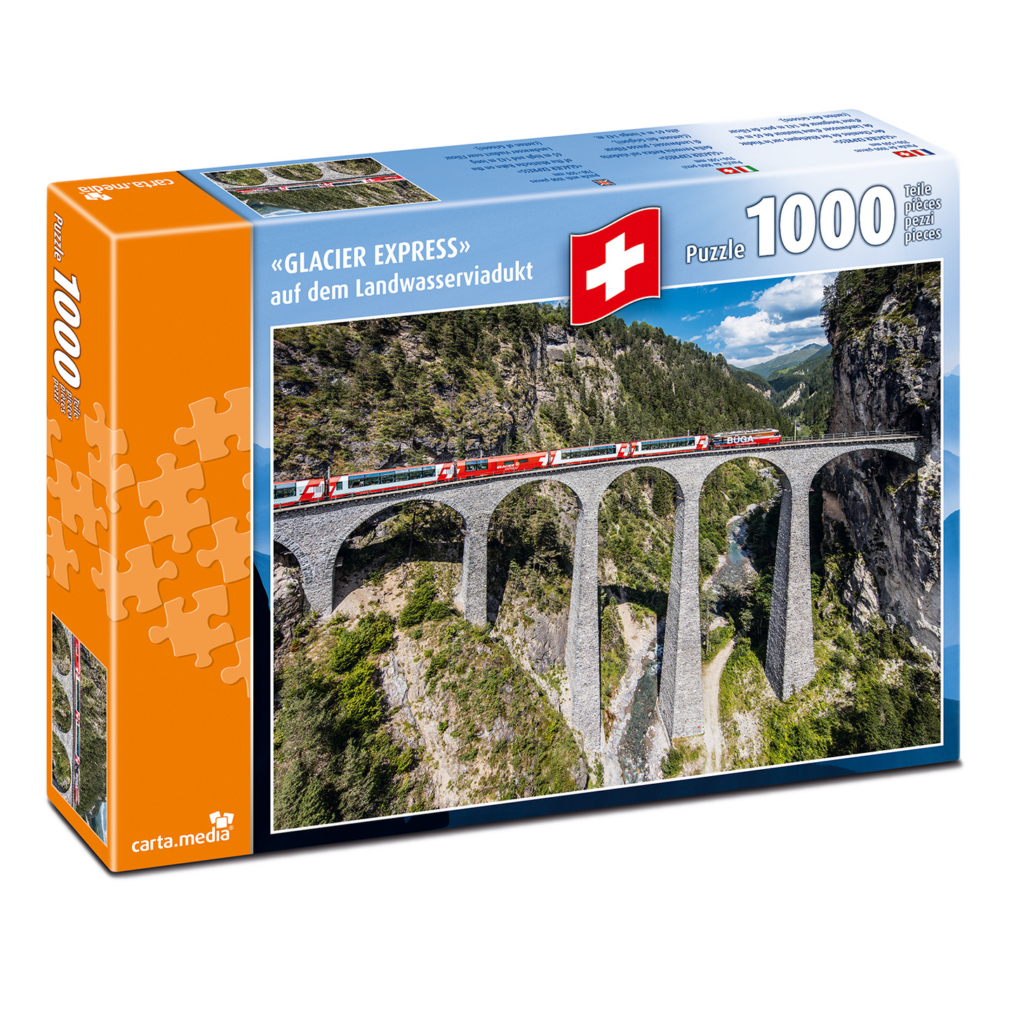 Puzzle Glacier Express 1000 Teile