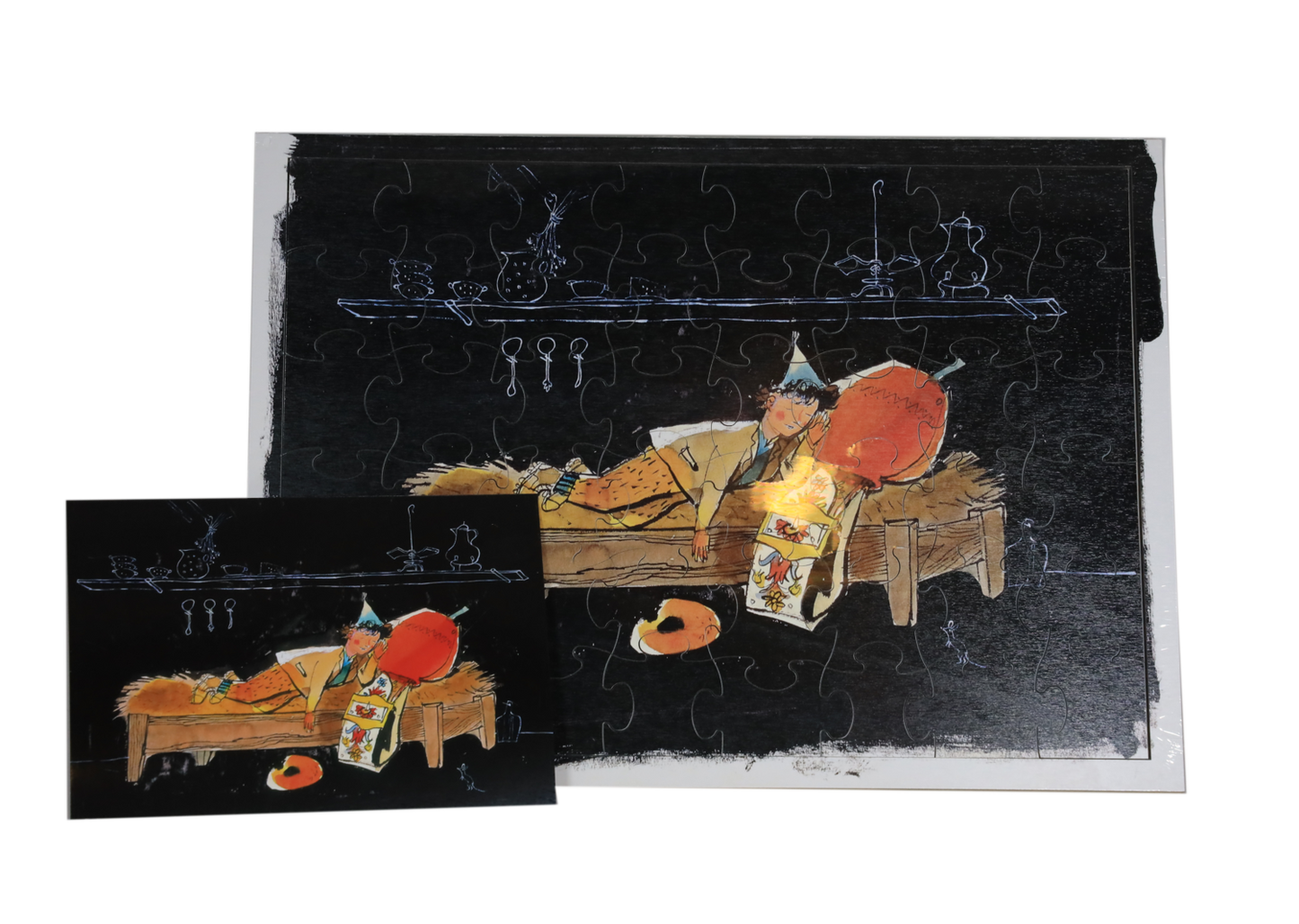 Wooden puzzle Schellen-Ursli