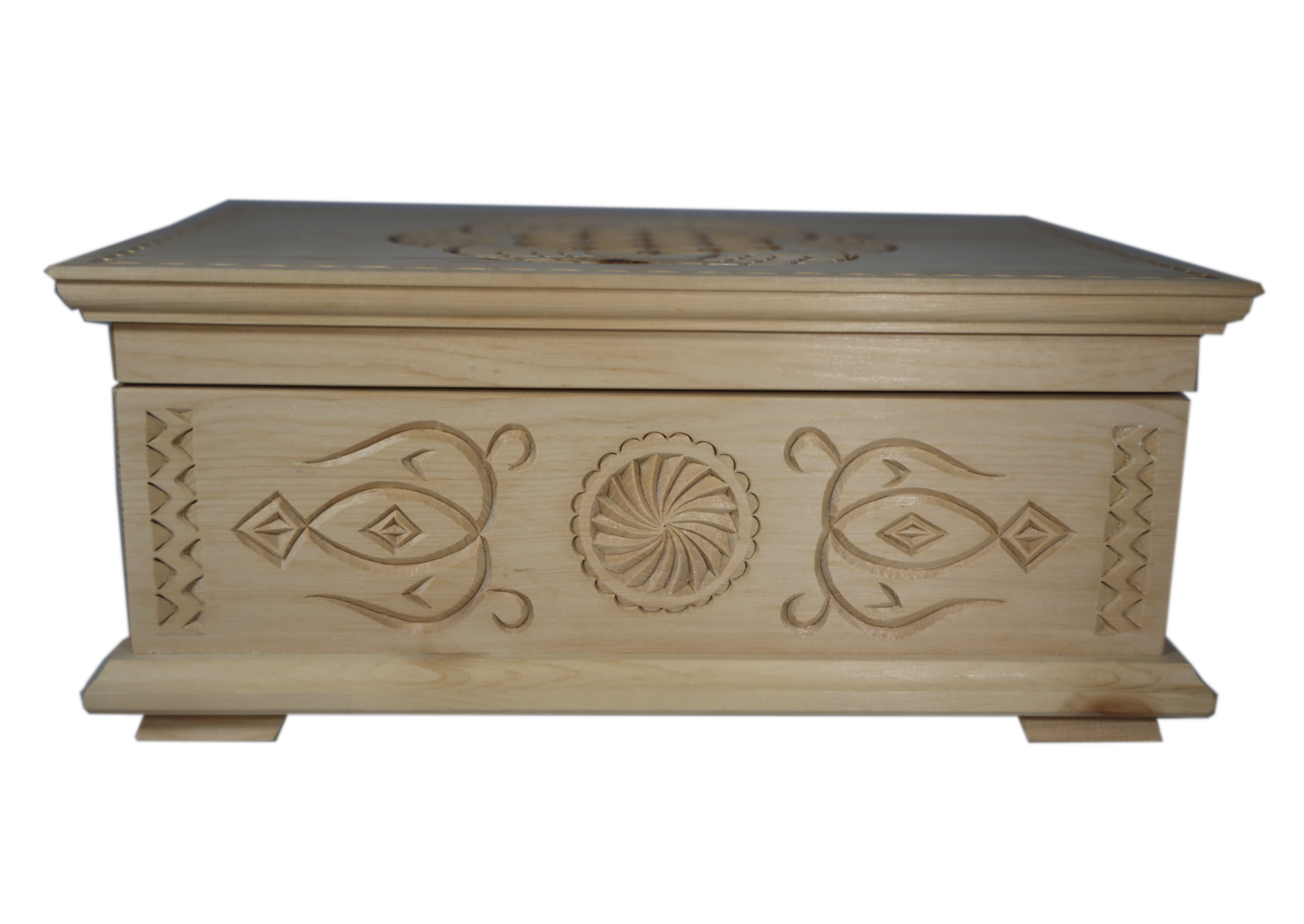 Schatulle Handgeschnitzt Arve 28.50cm