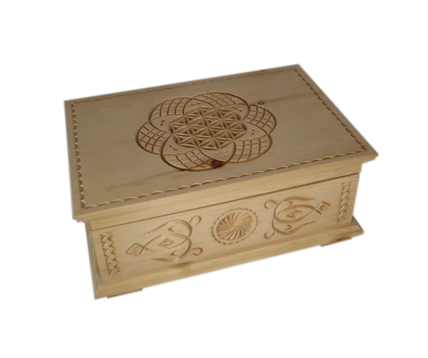 Schatulle Handgeschnitzt Arve 28.50cm