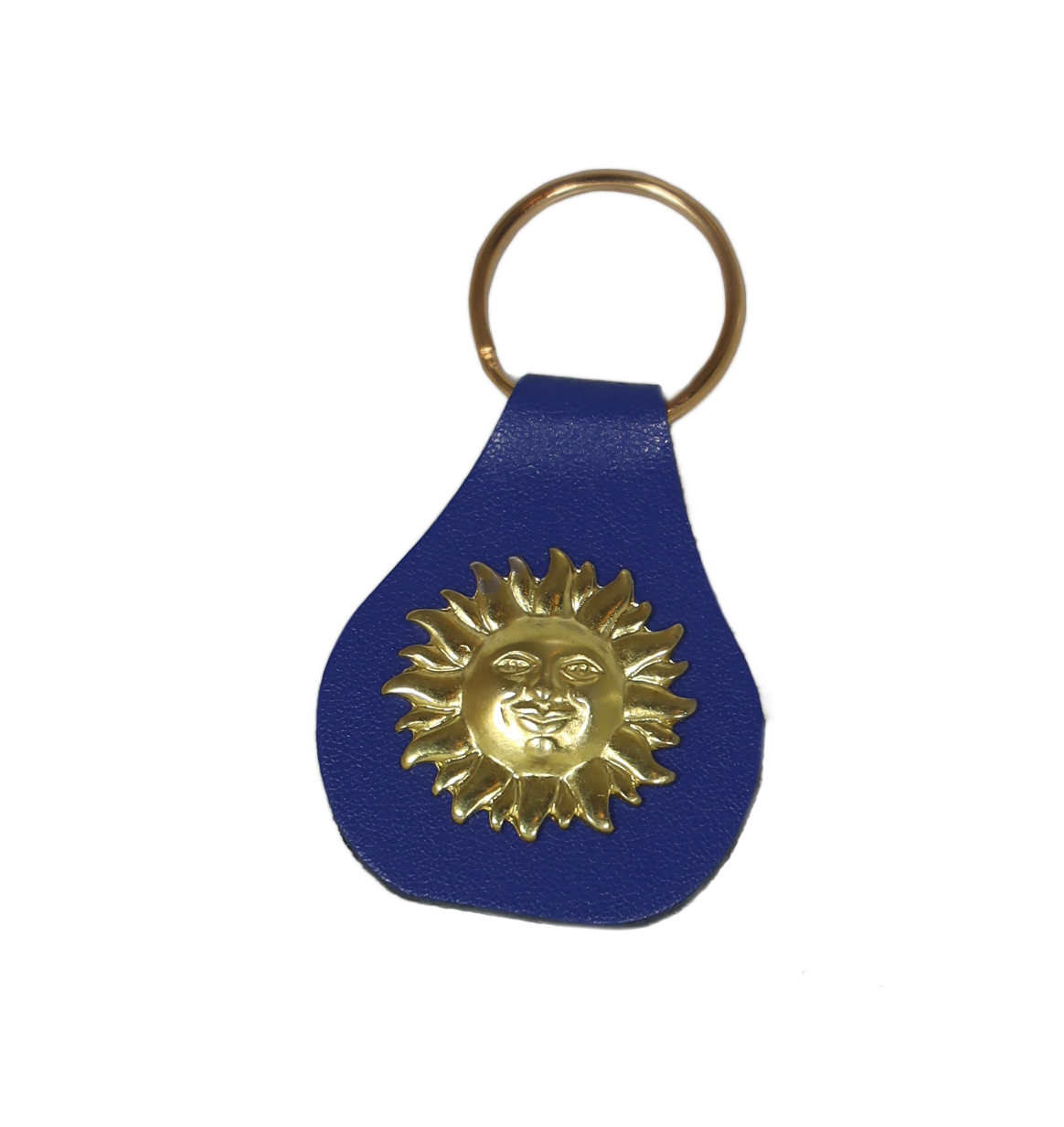 Schluesselanhaenger Sonne Leder Blau 159333ba b7c3 4ef5 84d8 22b0be0e0128