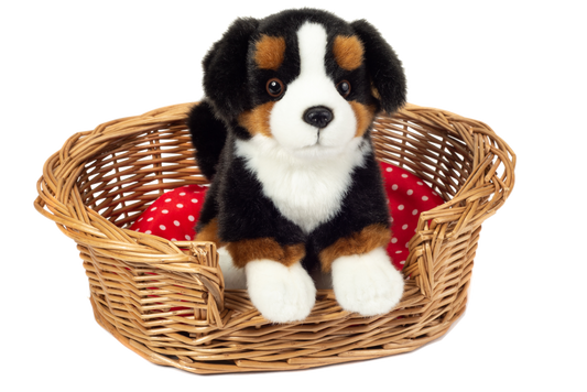 Berner Sennenhund sitzend Plüschtier 21 cm