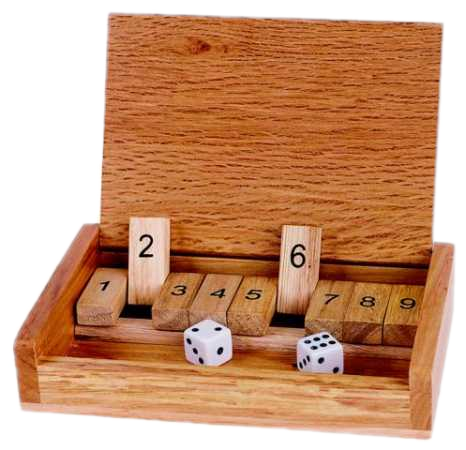 Shut the box Mini Holz