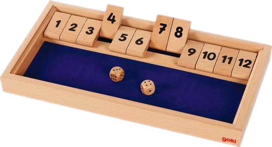 Shut the box blau